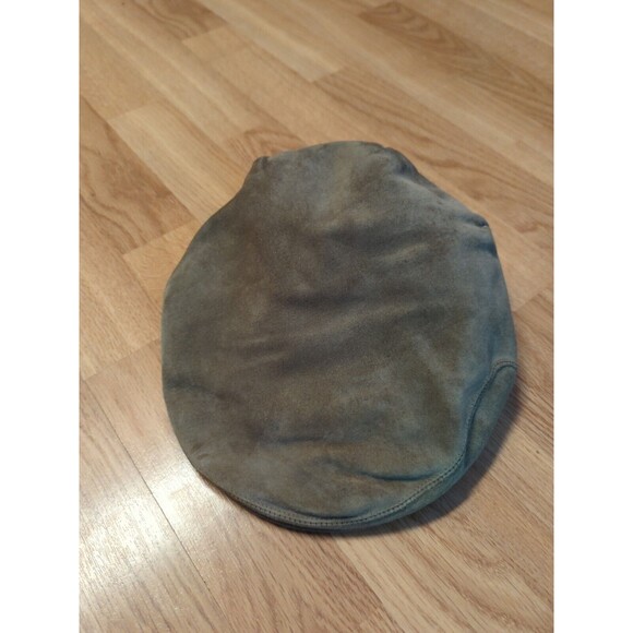 LL Bean Drivers Newsboy Hat Cap Large Brown Quality De Luxe Leather Vintage - Picture 2 of 12